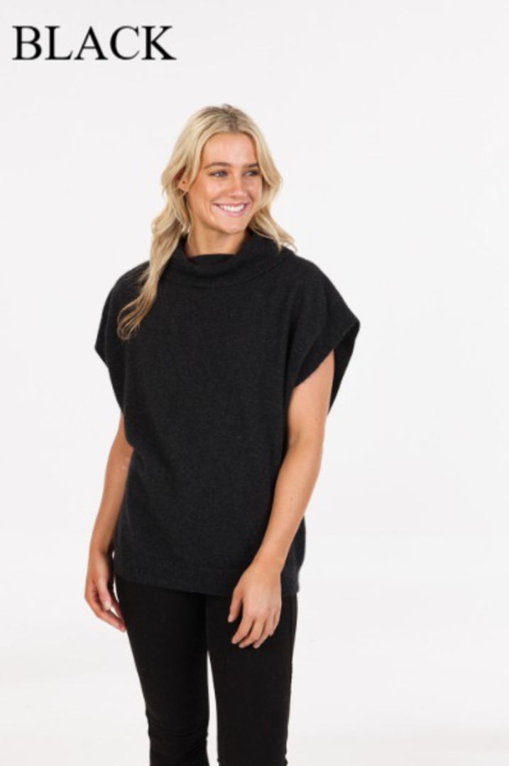 Native World Merino Possum Cowl Neck Tunic image 1